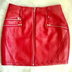 🔥 Rehab Red Faux Leather Mini 🔥